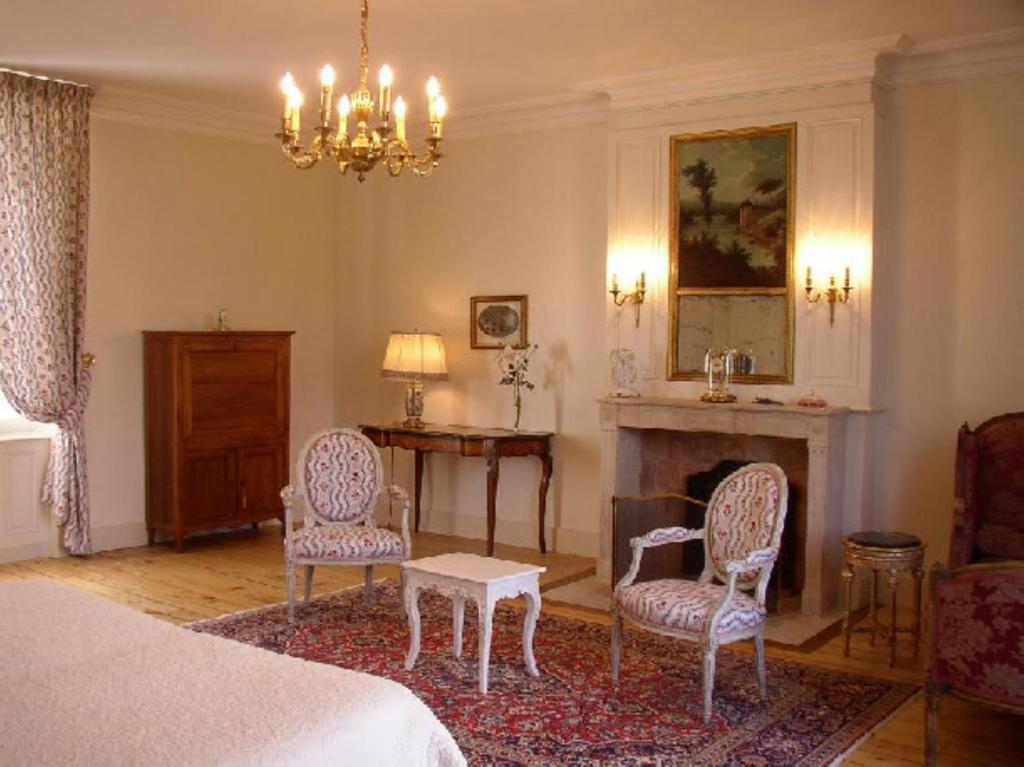 Appartement Du Chateau Du Grand Bouchet Ballan-Miré Oda fotoğraf